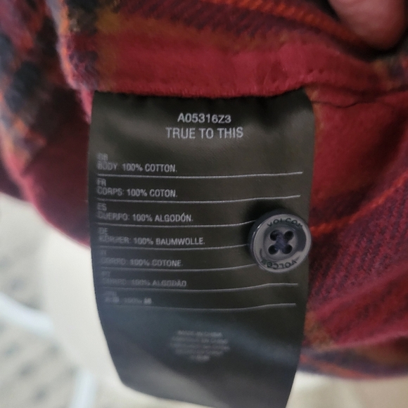 Volcom Plaid Flannel Shirt - Picture 8 of 8